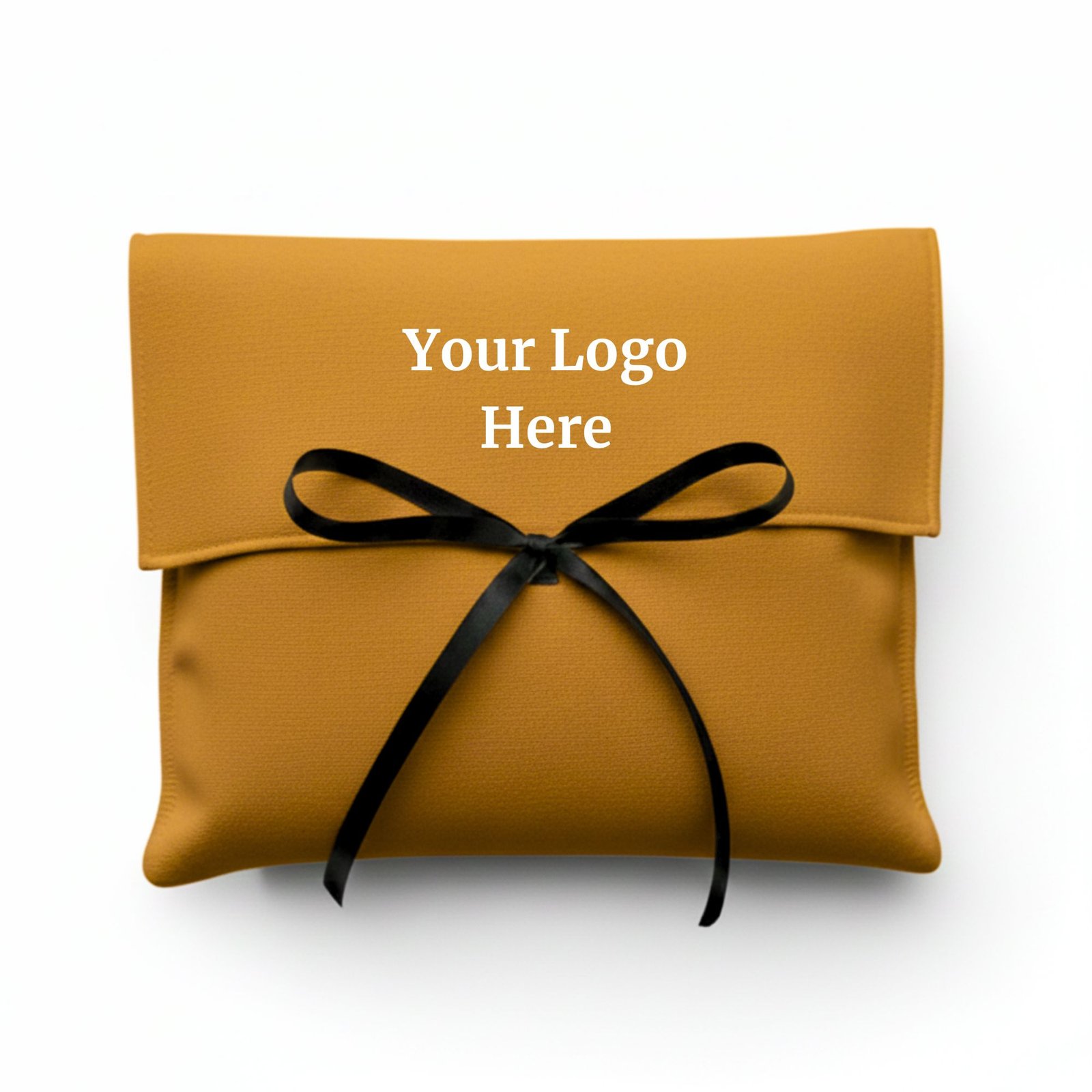 Bronze Accent Cotton Dust Bag Flap Pouch