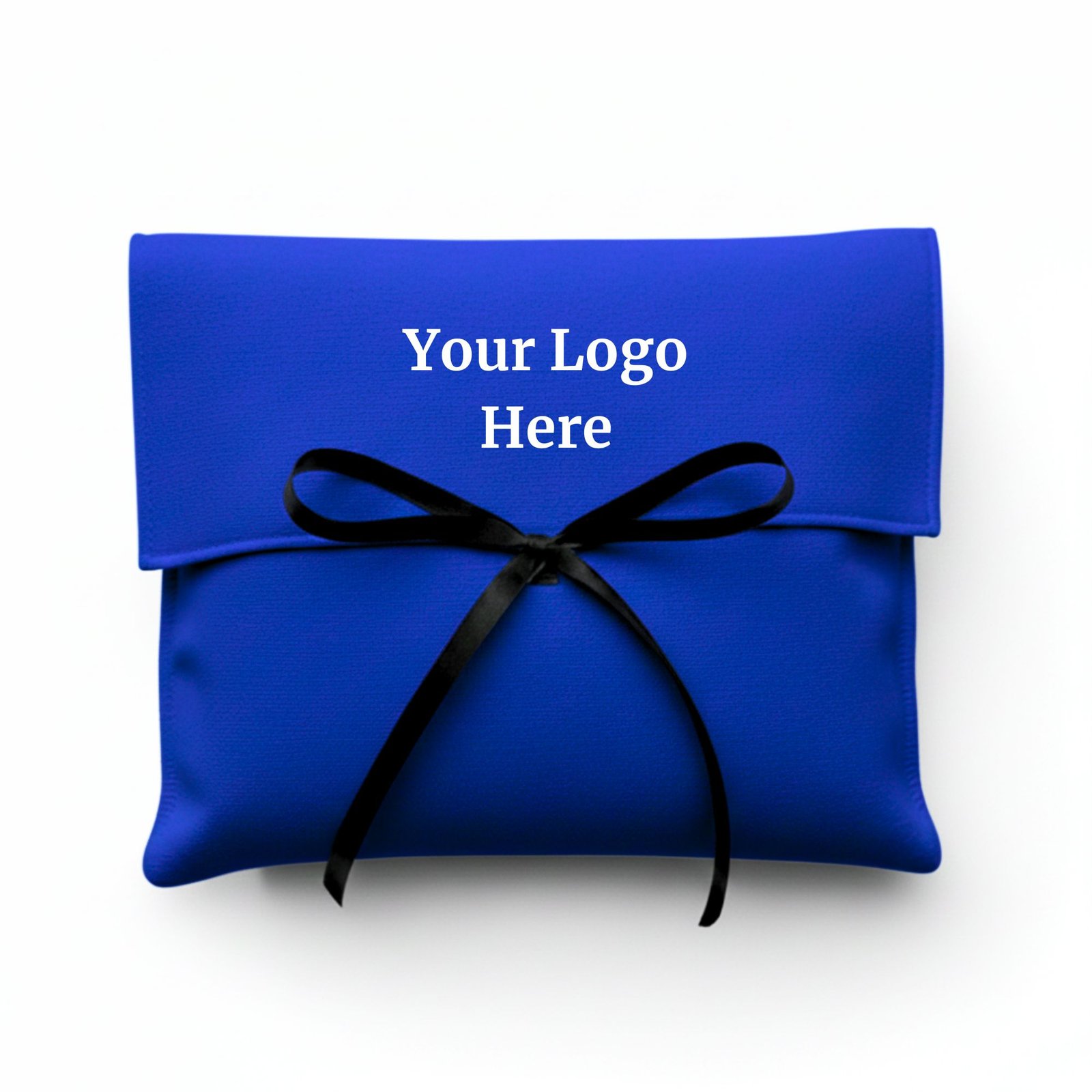 Royal Sapphire Cotton Dust Bag Flap Pouch